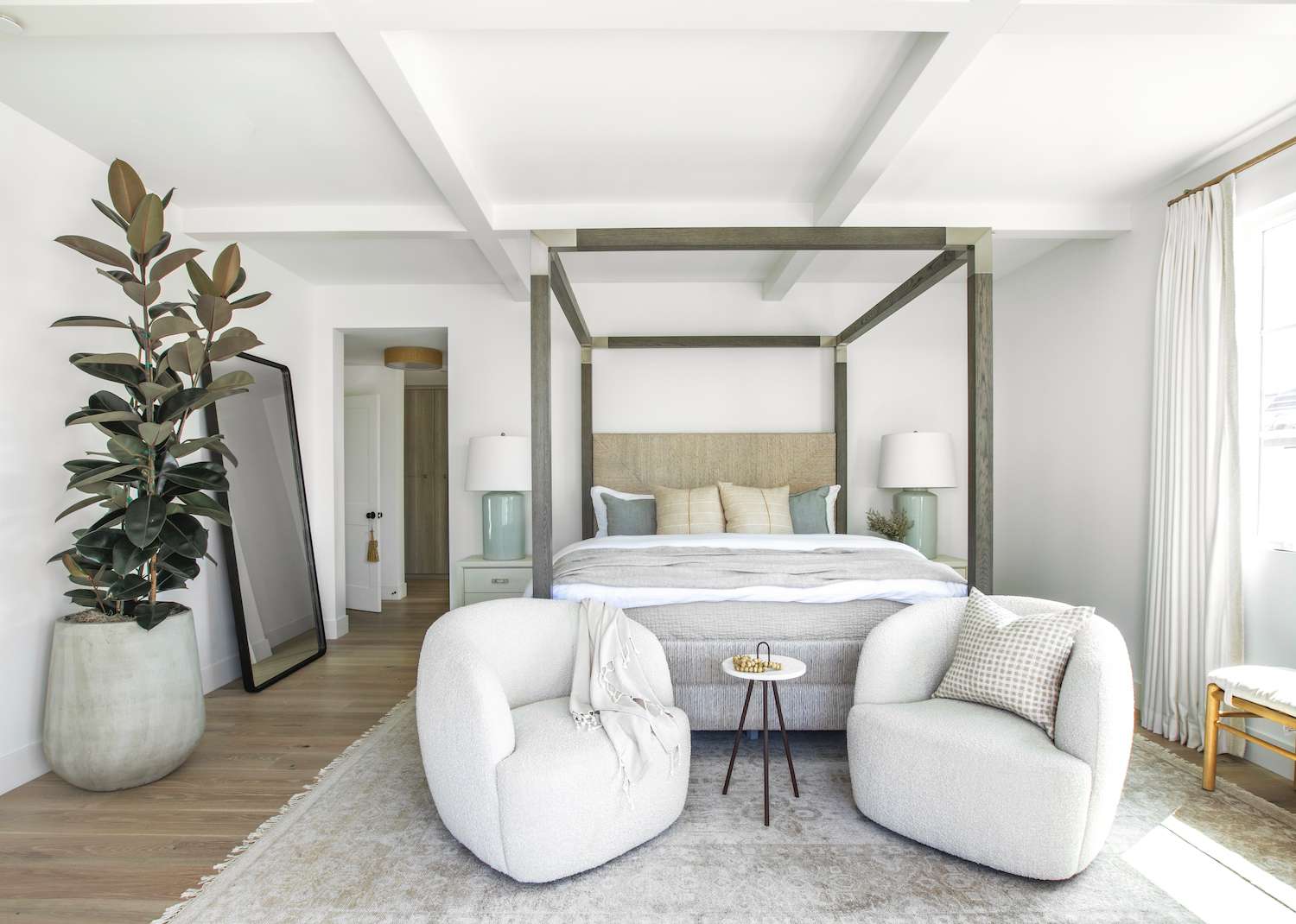 RAVYA bedroom project — finished bedroom composition.