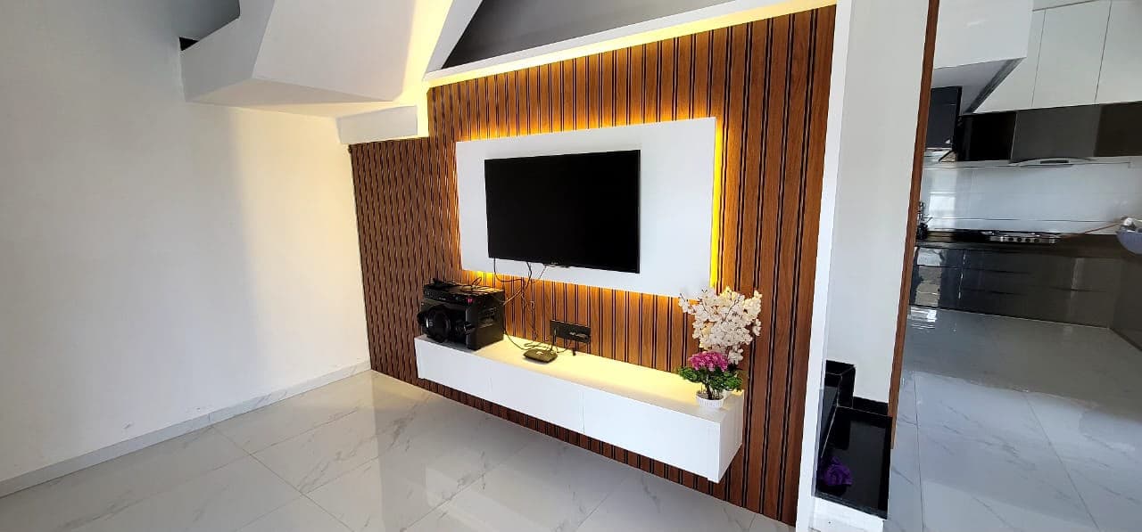 RAVYA living room project — open living composition.