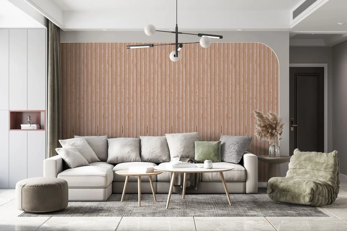 RAVYA living room project — warm living interior.
