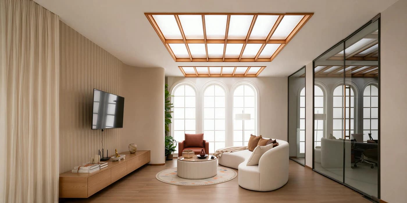 RAVYA living room project — refined living detailing.